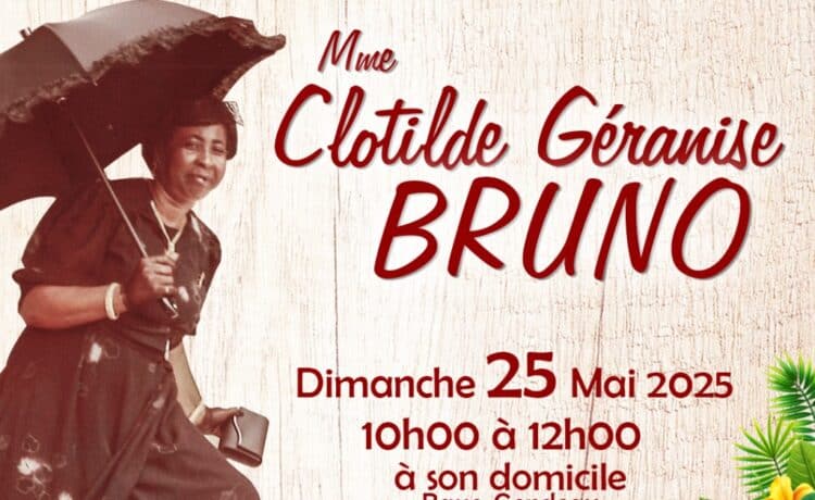 Mise à l’Honneur de Mme Clotilde Géranise BRUNO
