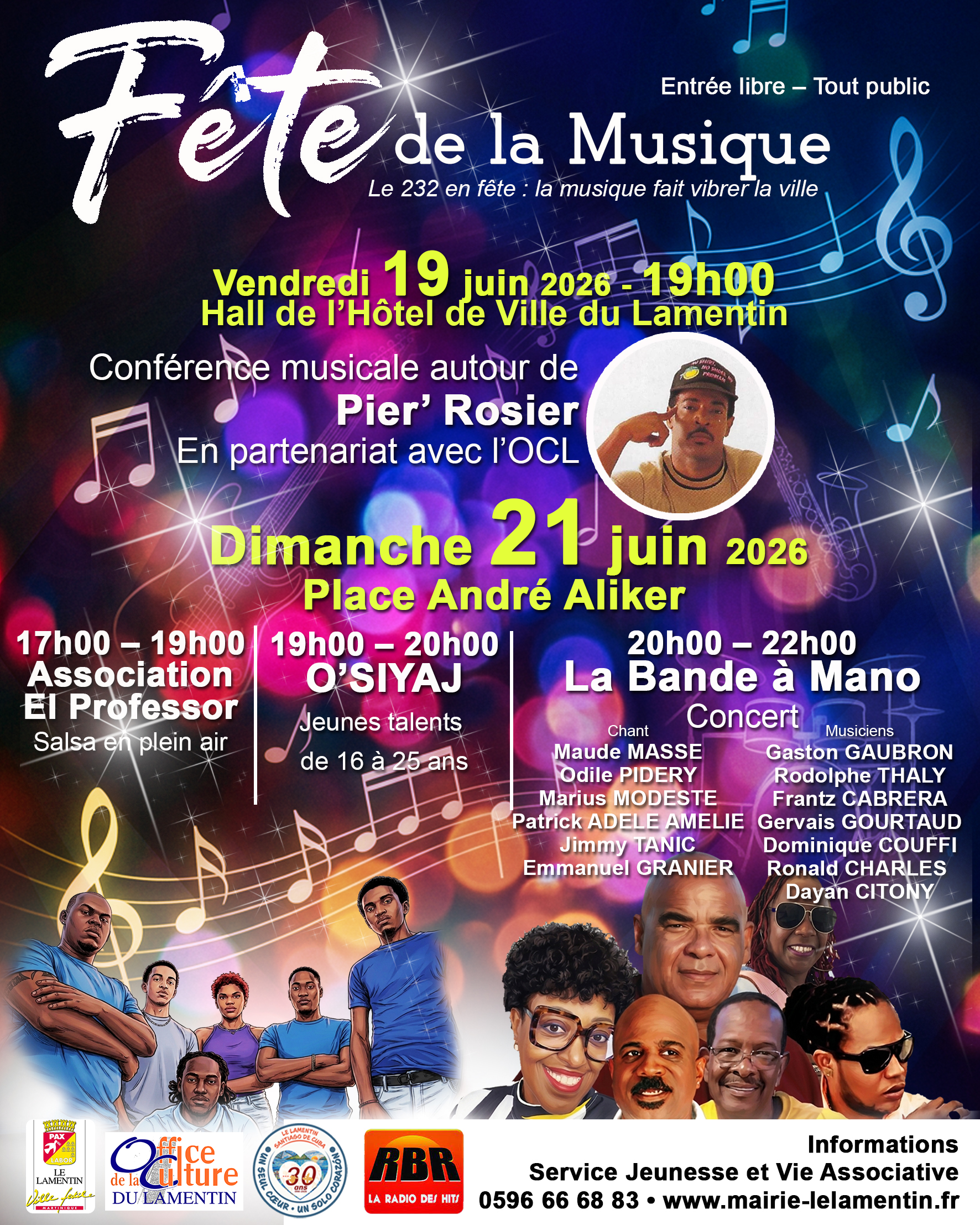 fete de la musique 2026 Rosy